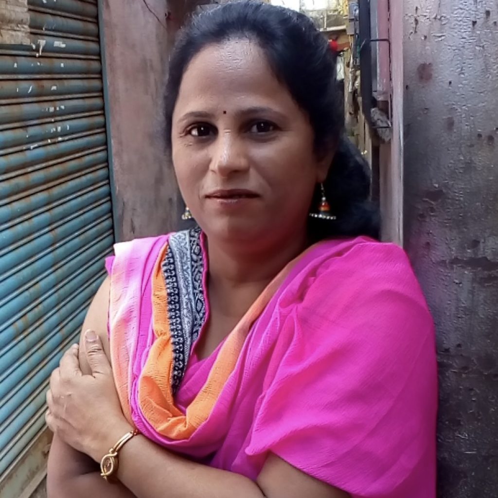 Pramila, a caretaker in Udaan Sonrisas de Bombay