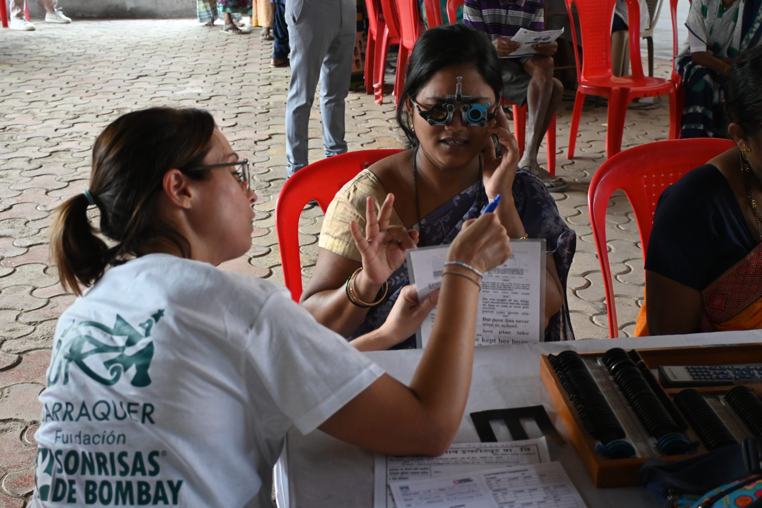 A week of free eyecheckup camp with the Barraquer Foundation